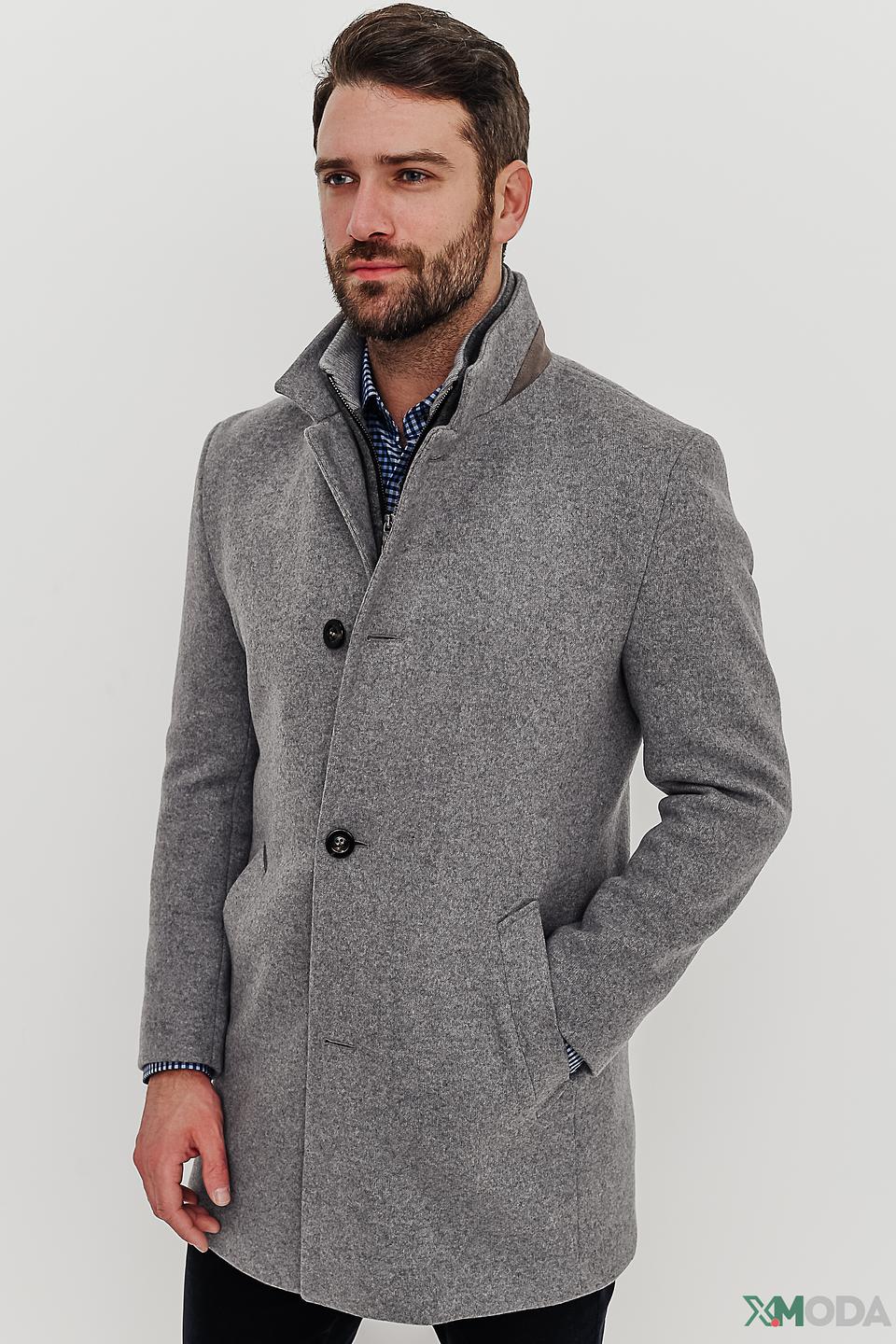 Пальто Bugatti серое