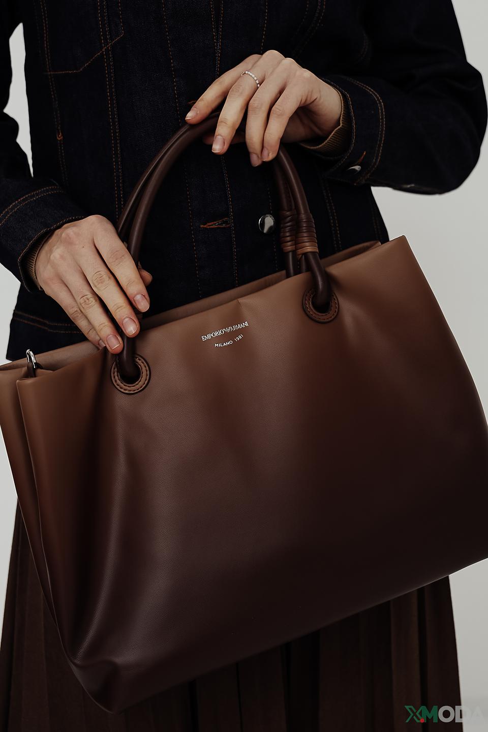 Сумка Emporio Armani коричневая