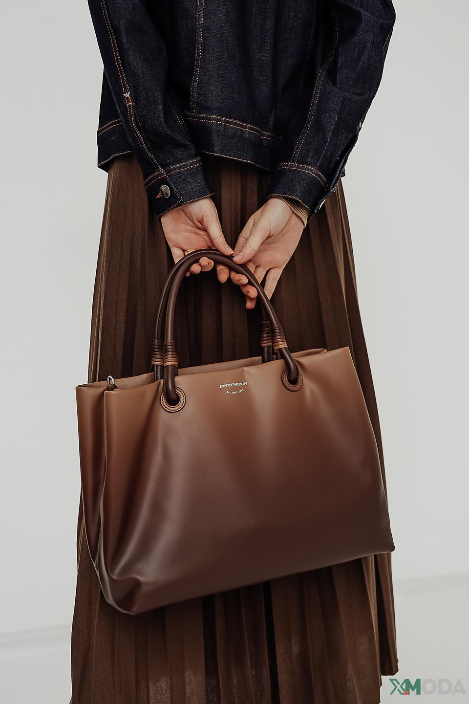 Сумка Emporio Armani коричневая