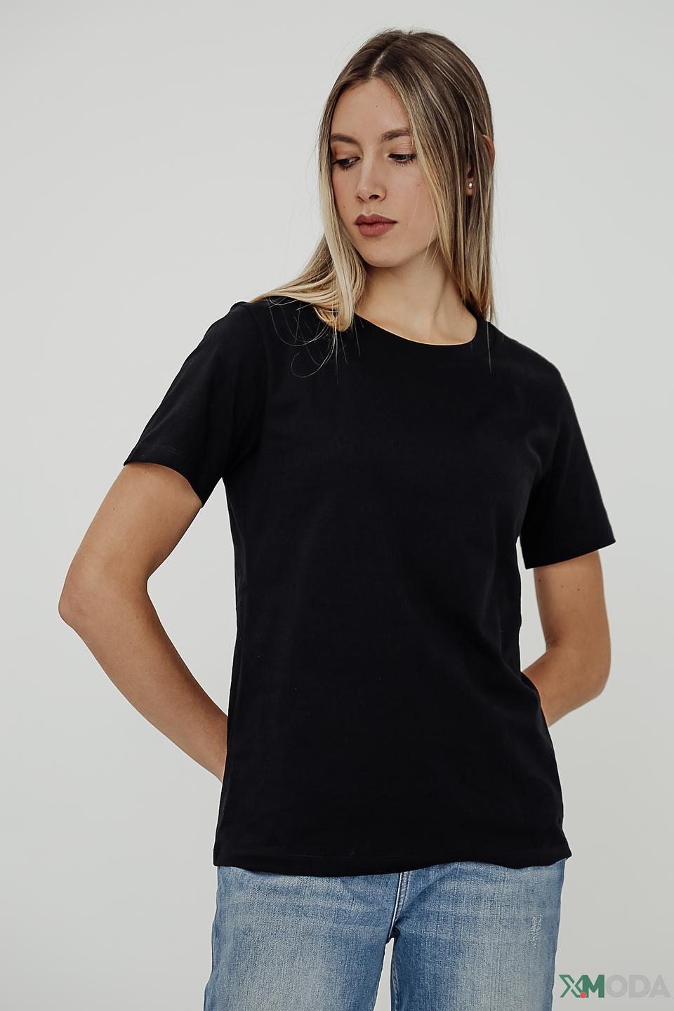 Футболка Emporio Armani женская чёрная