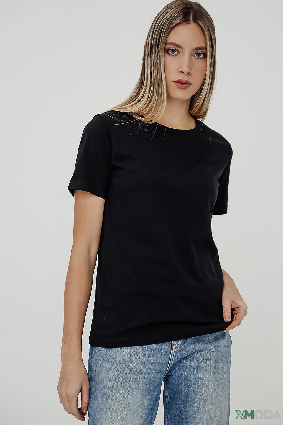 Футболка Emporio Armani женская чёрная