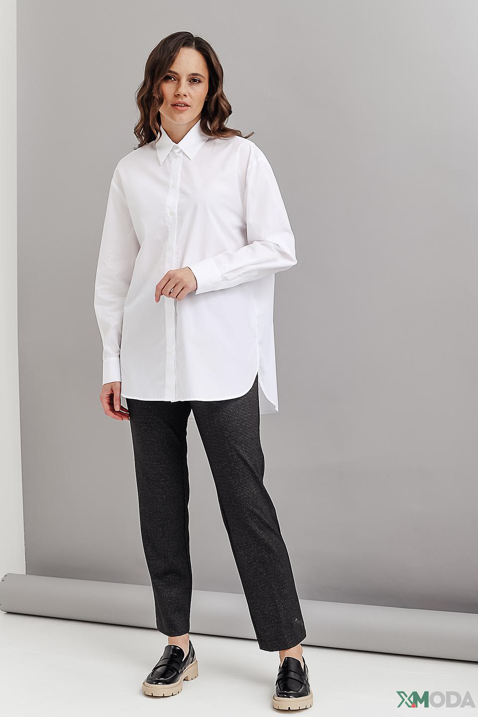 Рубашка Louis and mia белая оверсайз