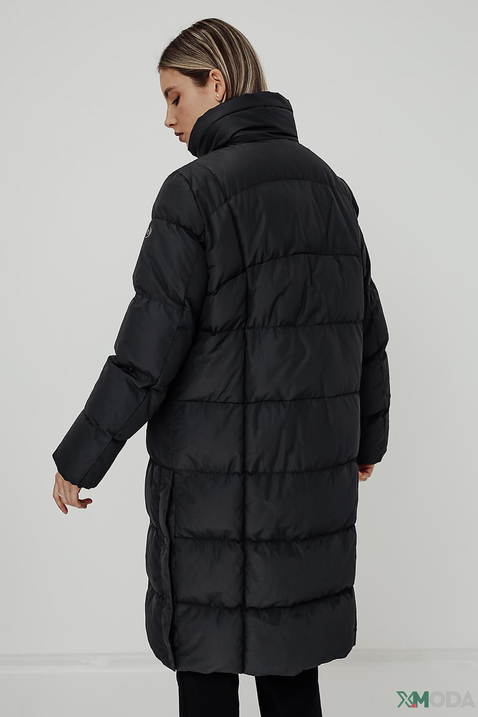 Пальто Bugatti стеганое чёрное