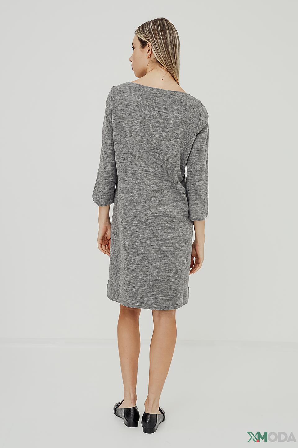 Платье Penny Black серое с карманами