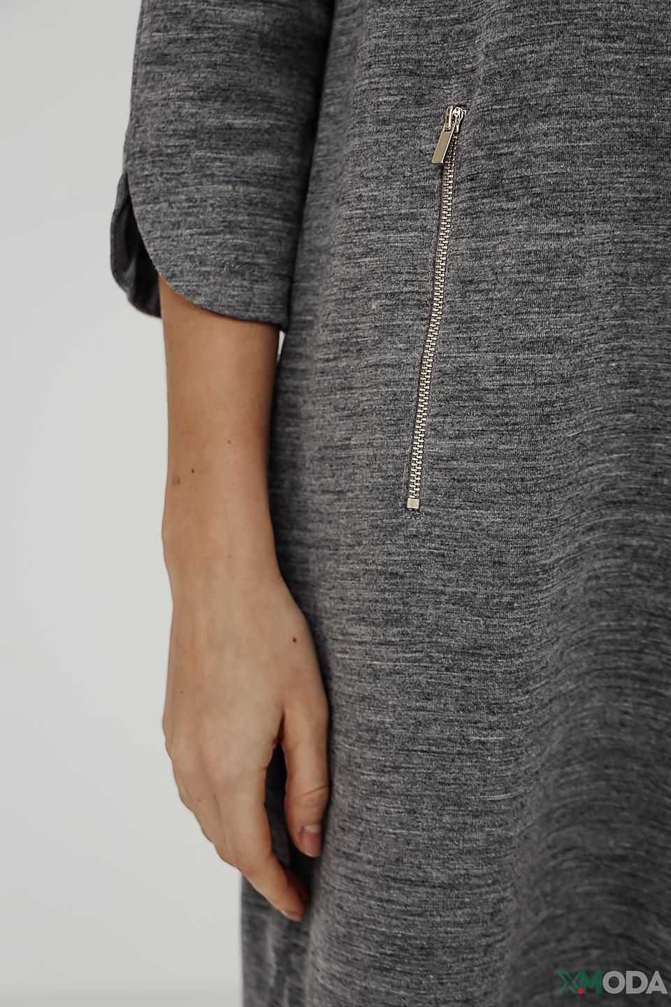 Платье Penny Black серое с карманами