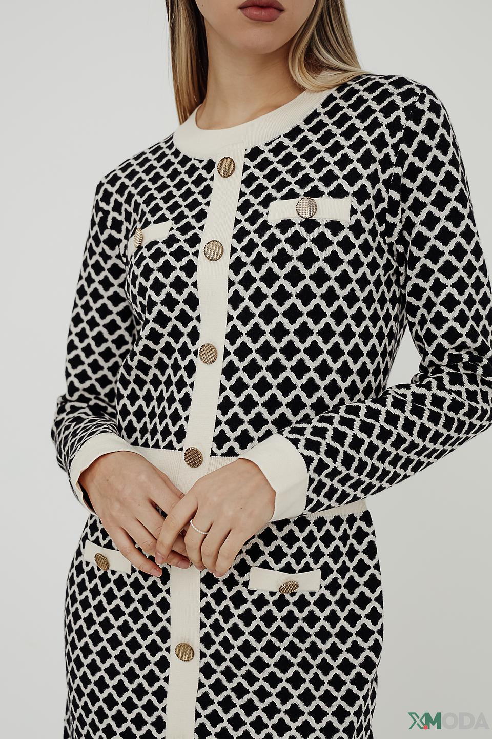 Платье Leo & Ugo в ромбик