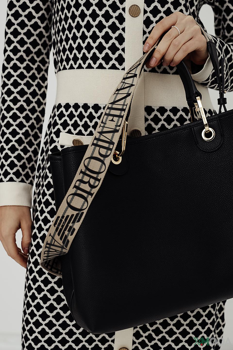 Сумка Emporio Armani женская чёрная