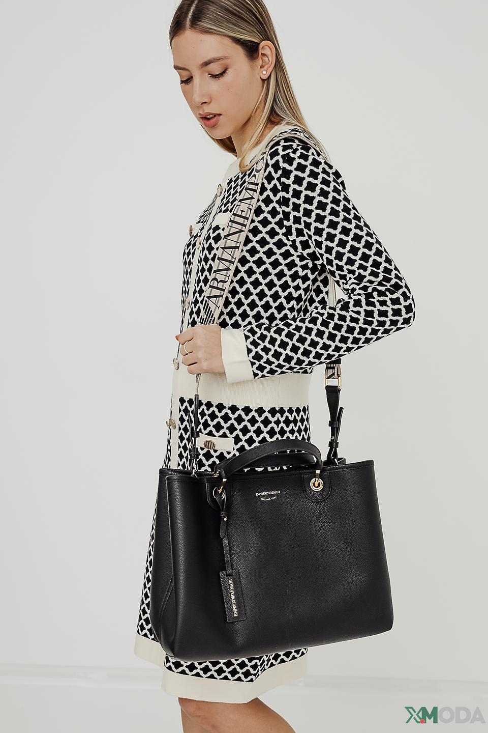Сумка Emporio Armani женская чёрная