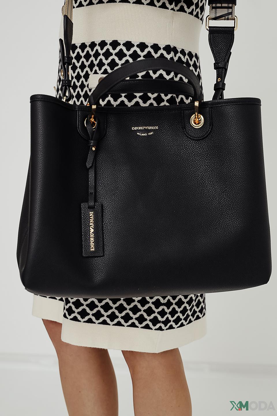 Сумка Emporio Armani женская чёрная