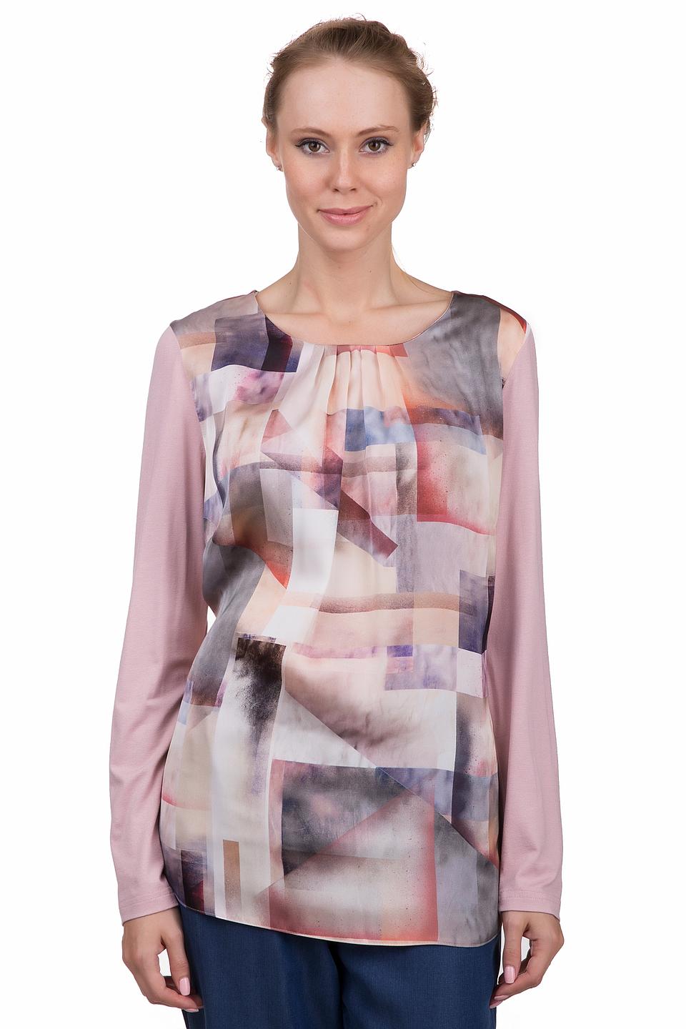Блуза Lebek с абстрактным принтом