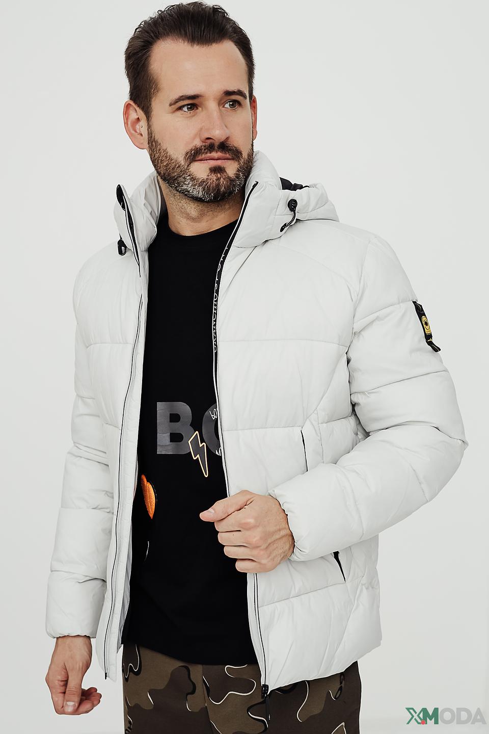 Куртка Granchio стеганая светло-серая