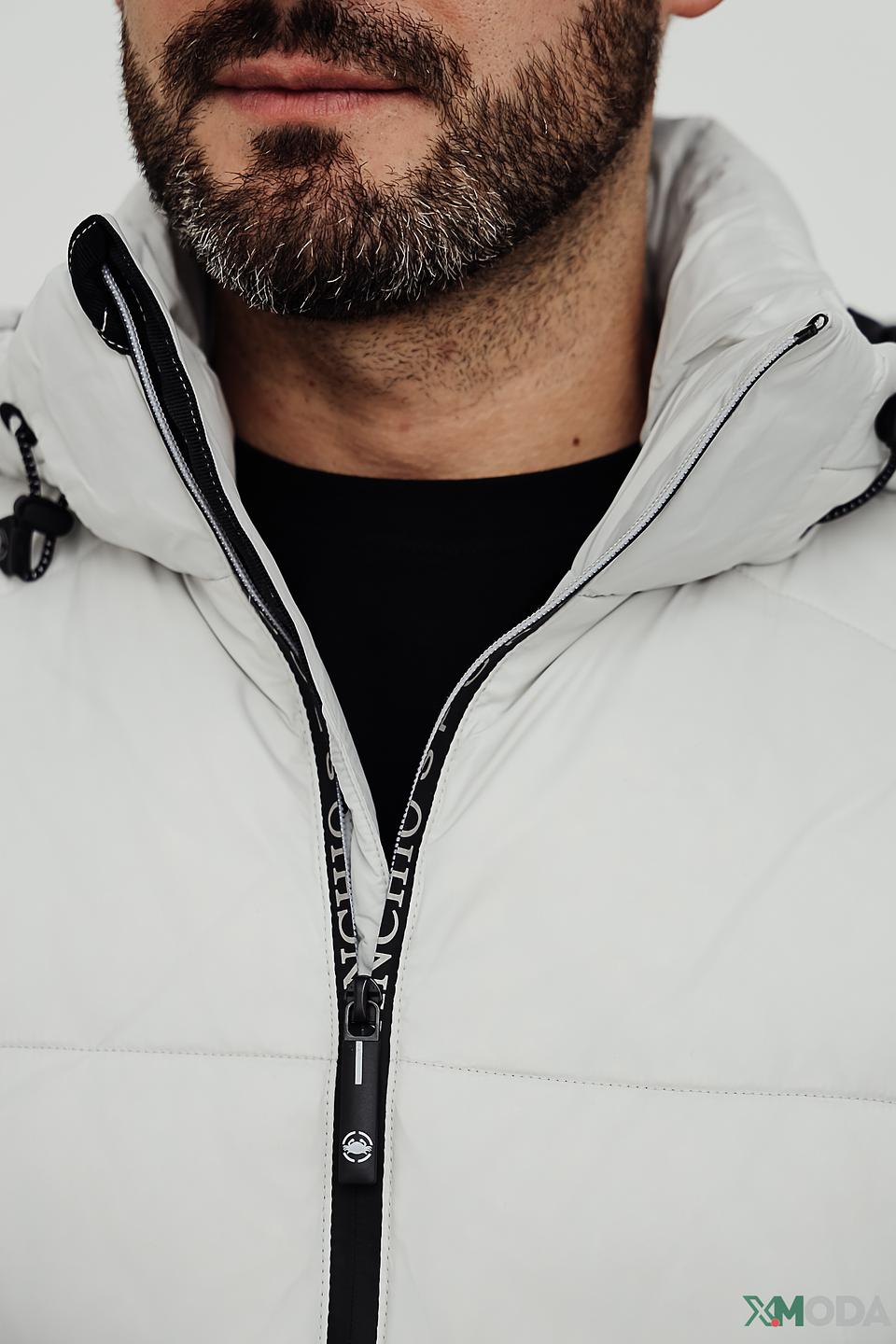 Куртка Granchio стеганая светло-серая