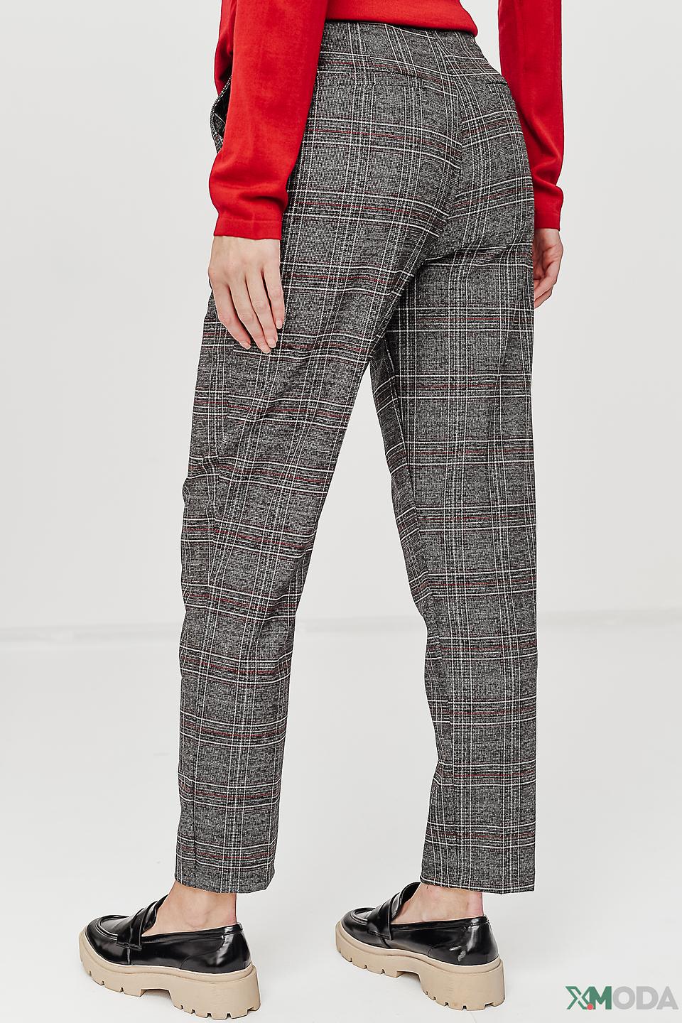 Брюки UNQ в клетку серые
