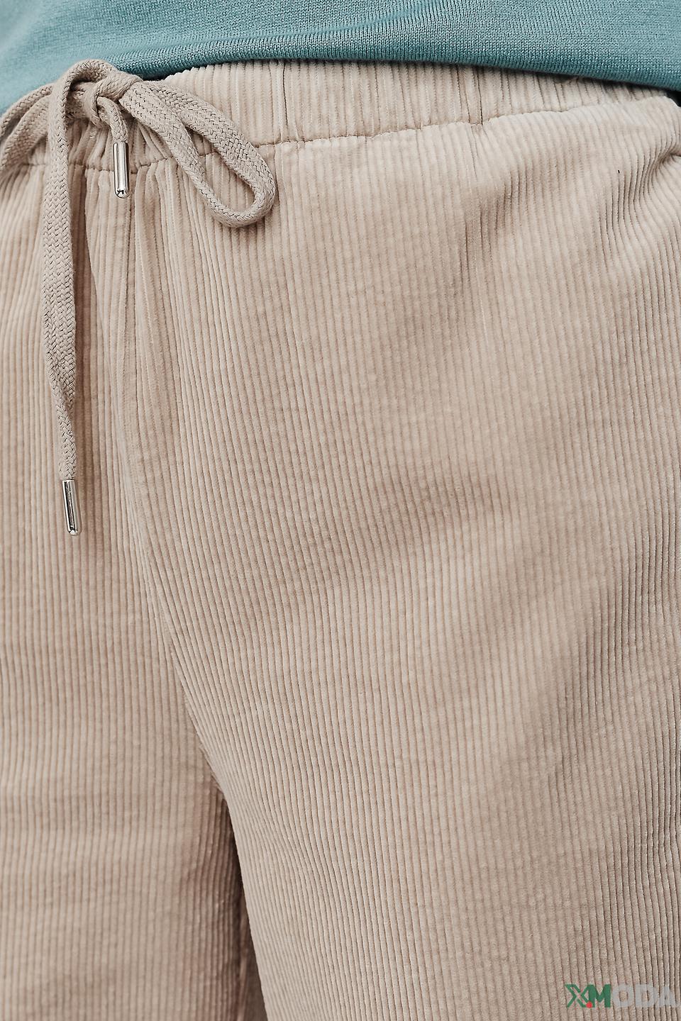 Брюки женские Oui вельветовые бежевые