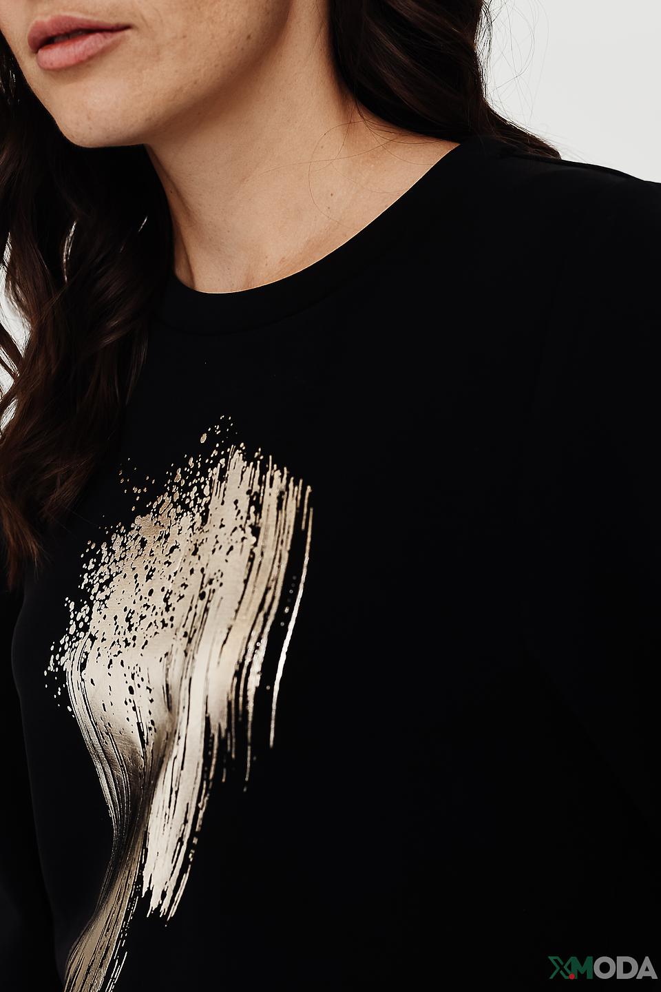 Пуловер Taifun с крыльями чёрный