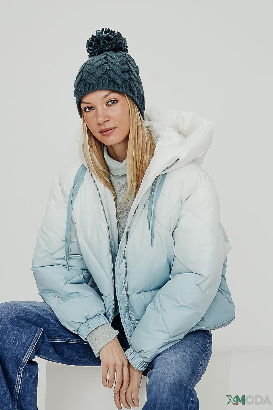 Шапка Seeberger вязаная с помпоном