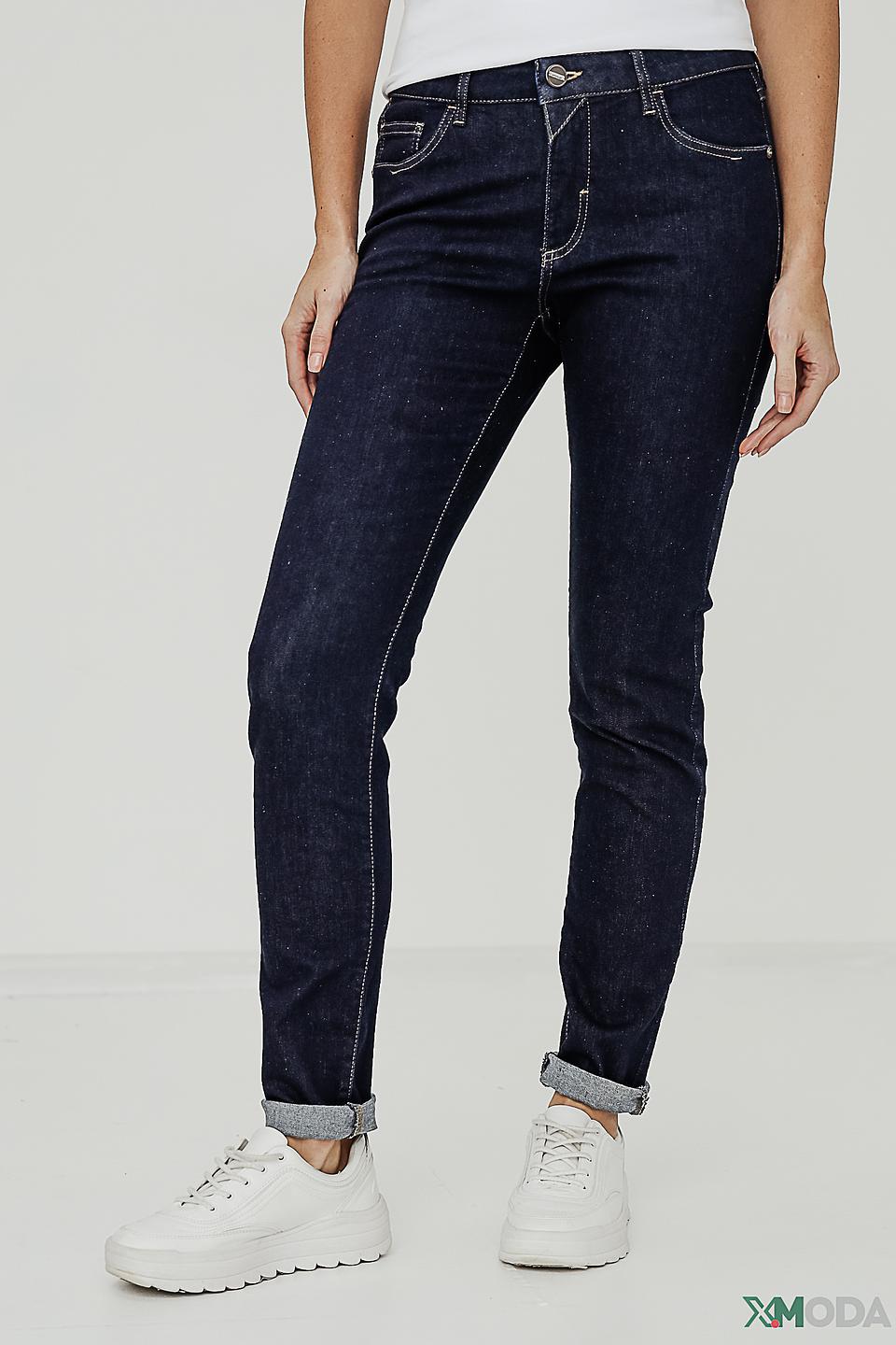 Джинсы Paddocks с контрастной строчкой синие