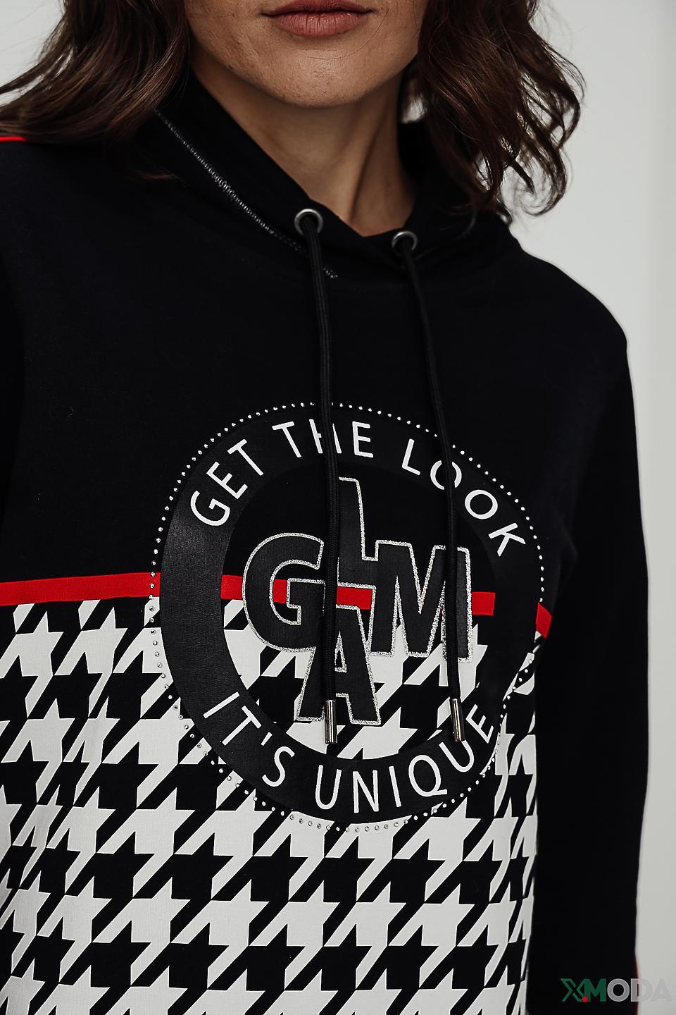 Платье Tuzzi в клетку с капюшоном