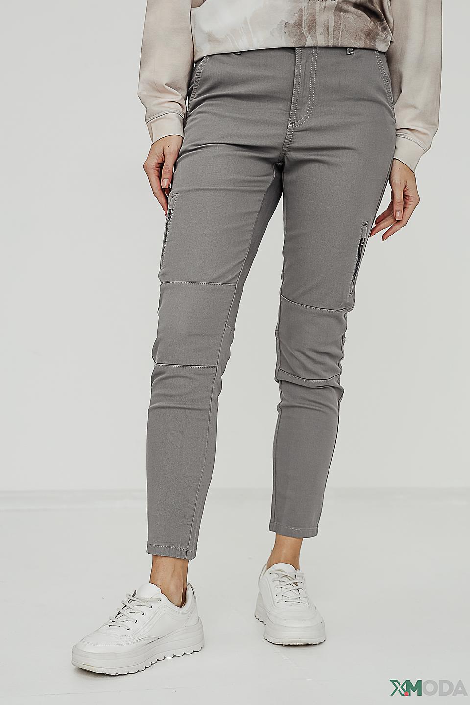 Брюки Lecomte серые кюлоты