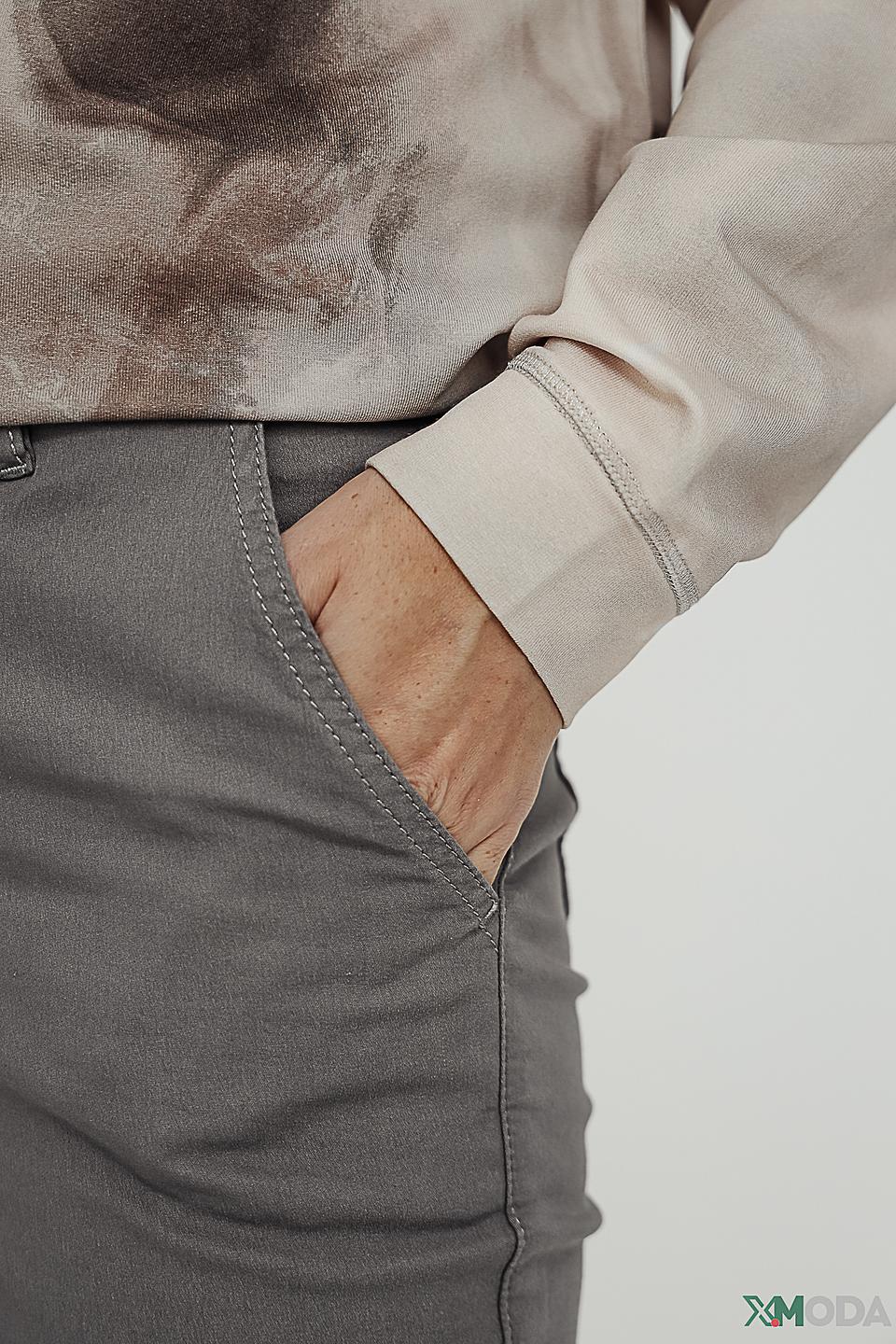 Брюки Lecomte серые кюлоты