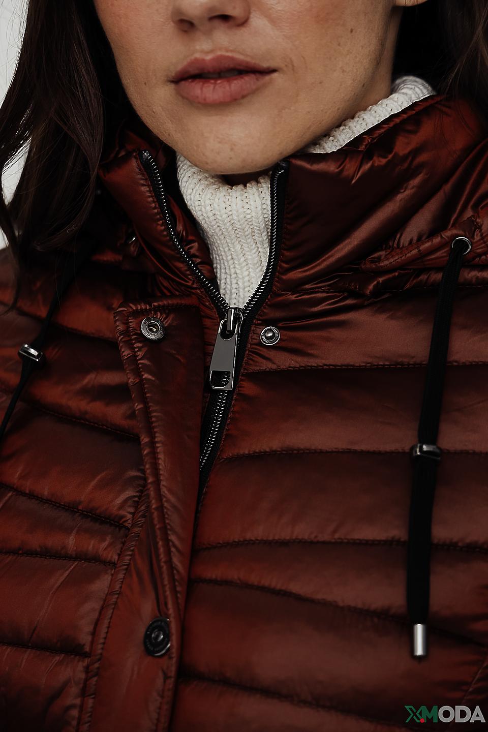 Куртка Lebek стеганая терракотовая