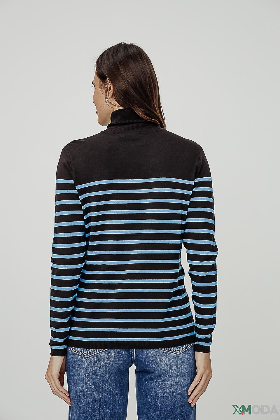 Водолазка Taifun в полоску чёрно-голубую