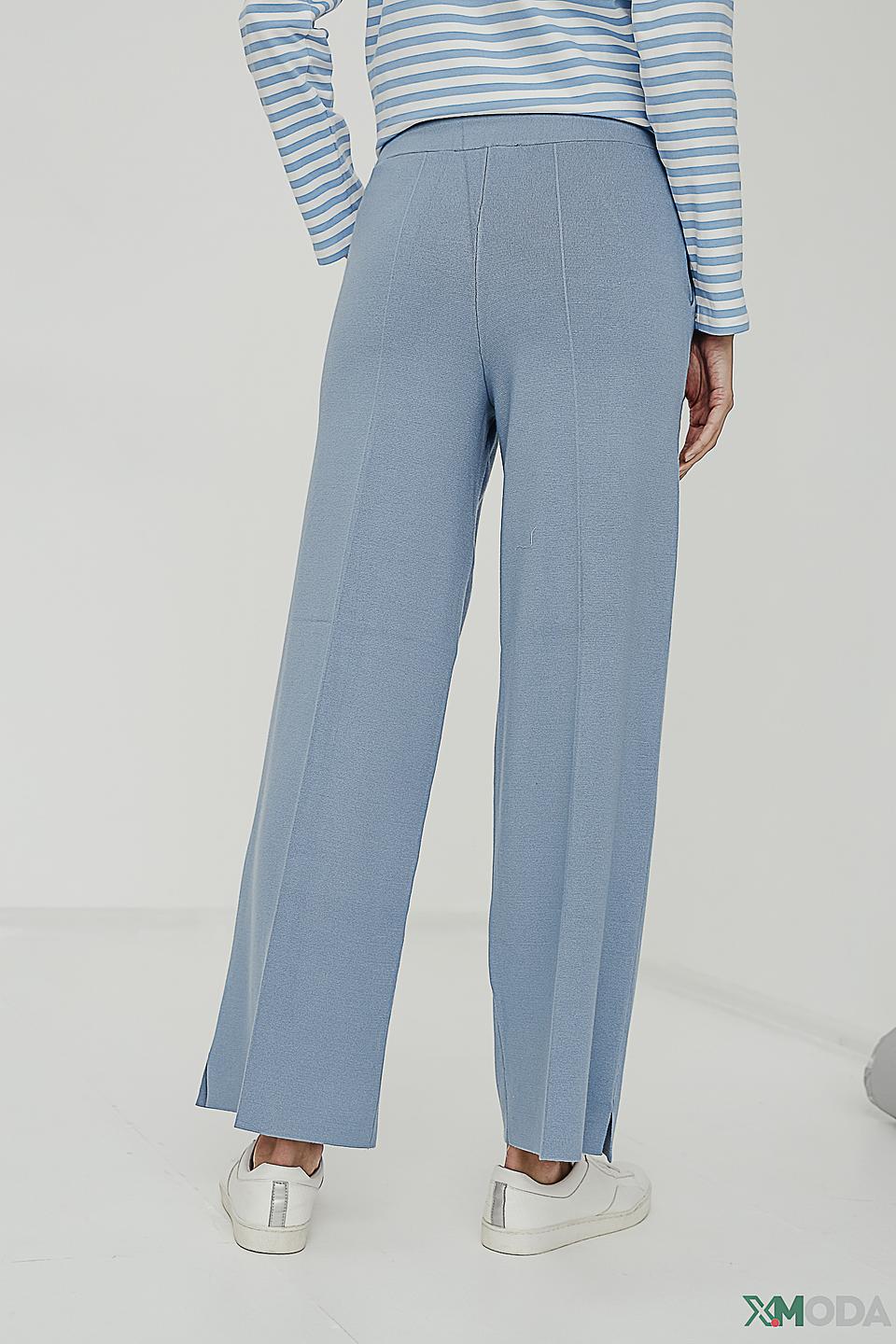 Брюки трикотажные Lecomte голубые