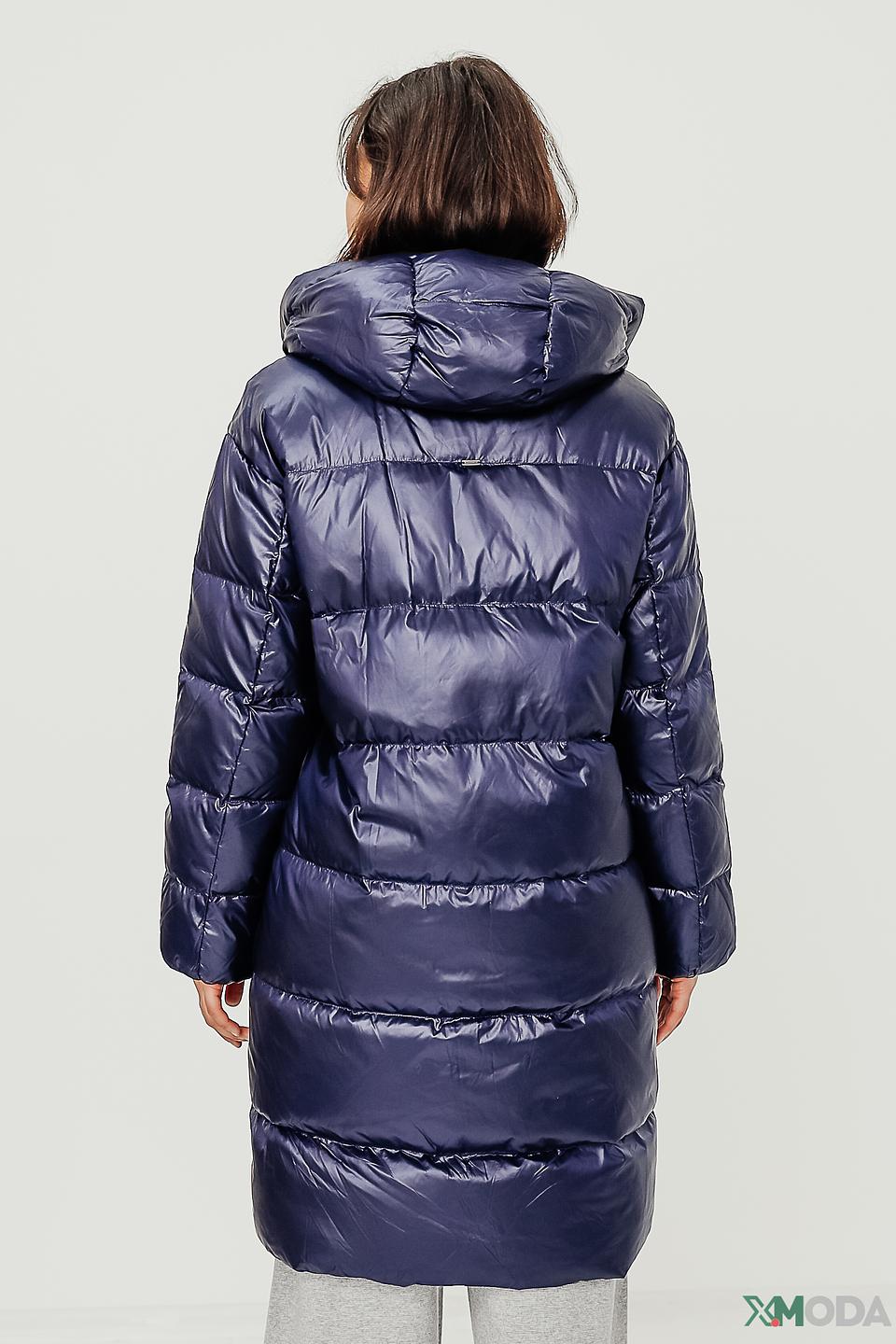 Пальто White Label стеганое синее