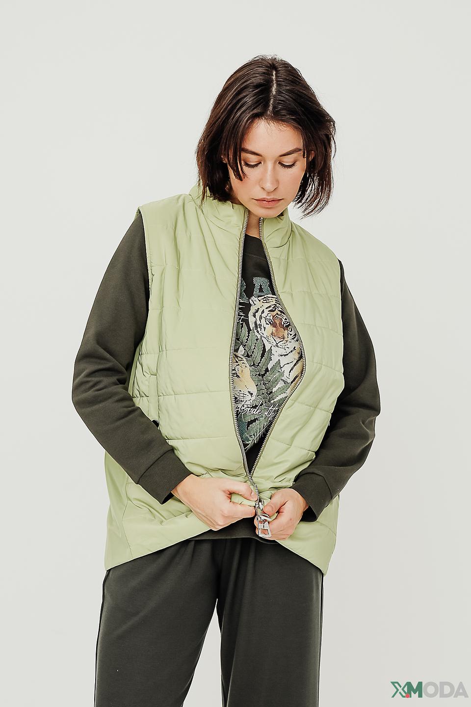 Жилет стеганый Margittes оливковый