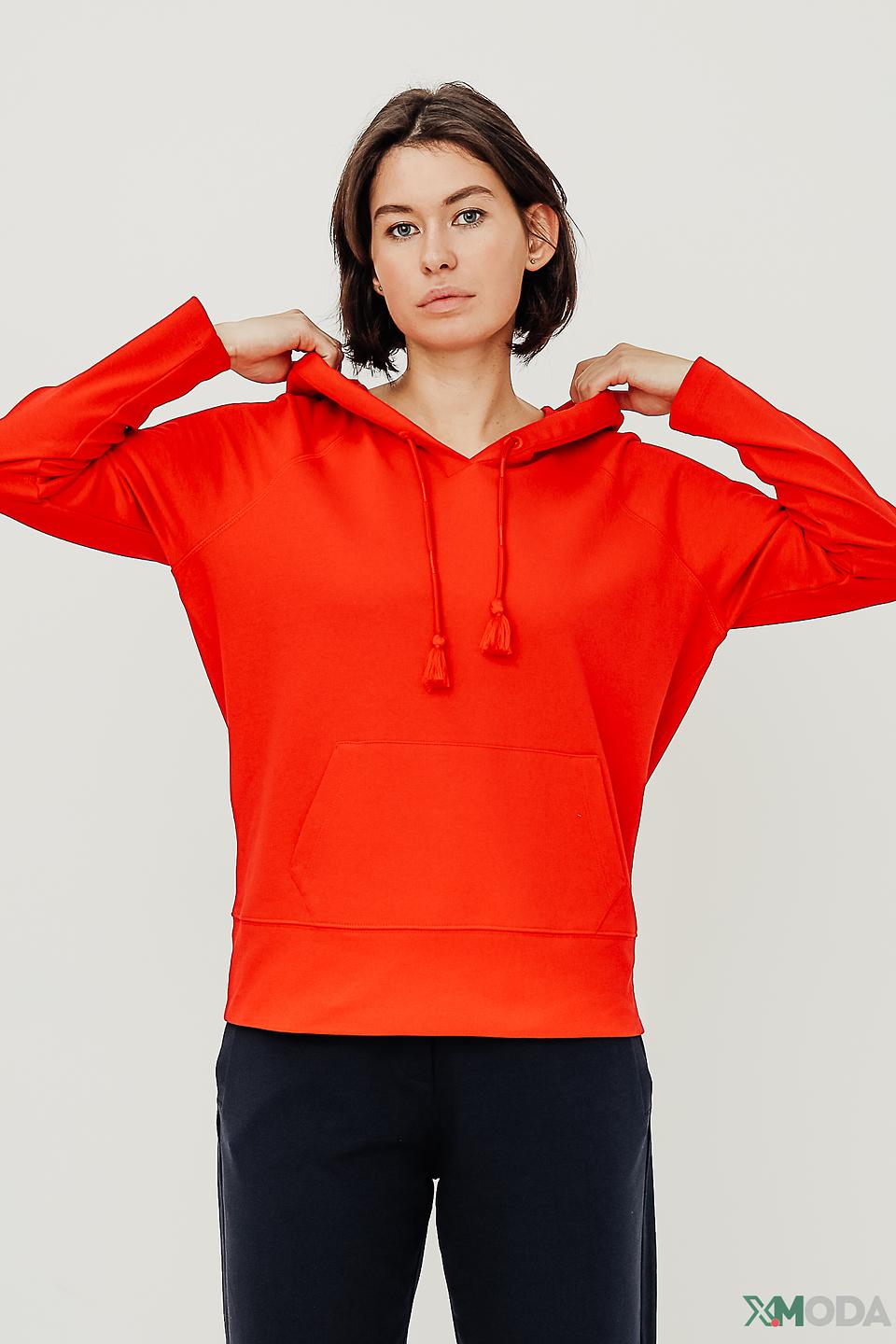 Толстовка Margittes с кисточками красный