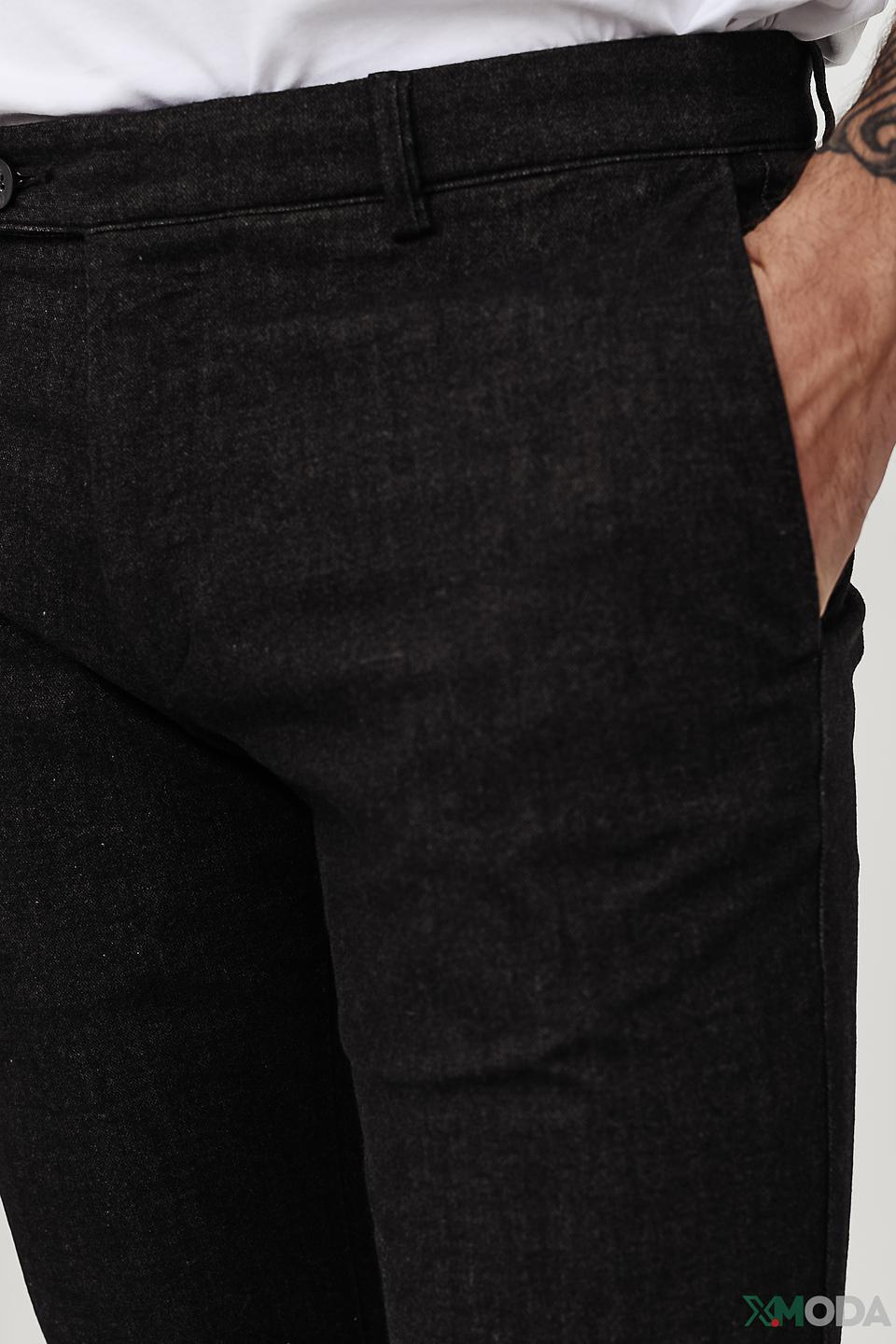 Брюки Bugatti серые текстурные