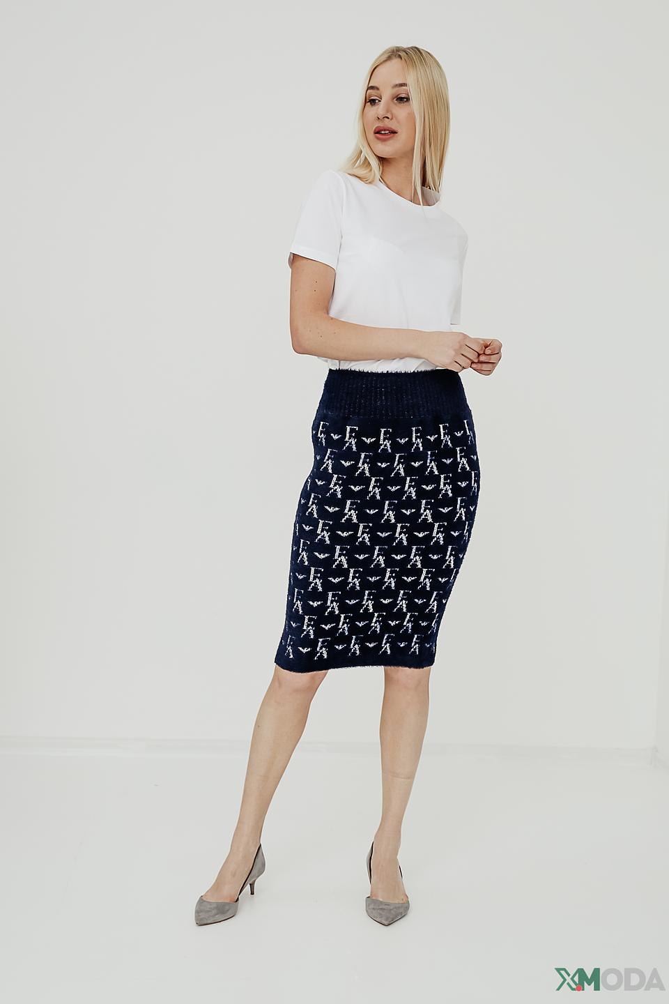 Юбка Emporio Armani с принтом