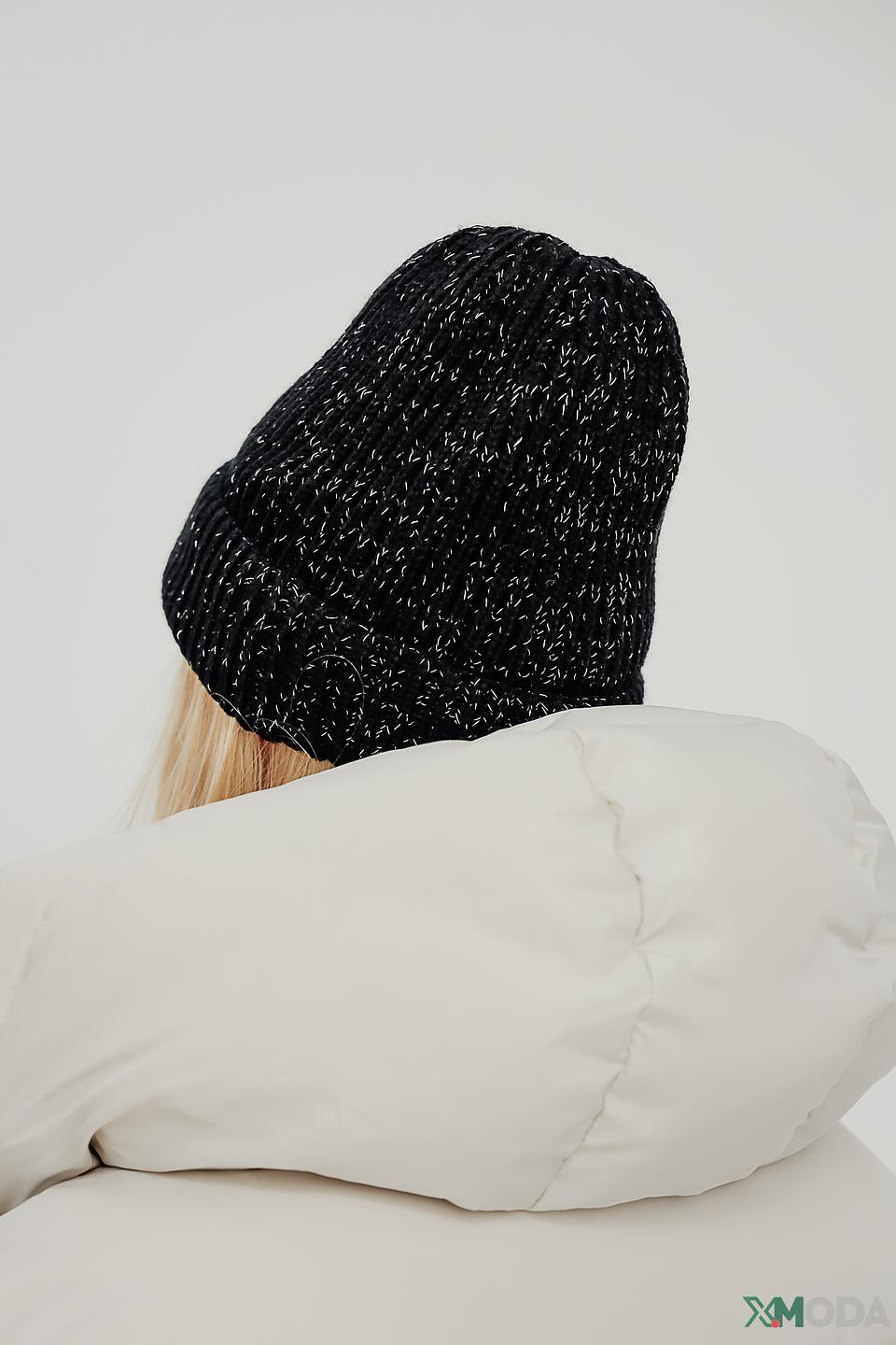 Шапка Wegener вязаная чёрная