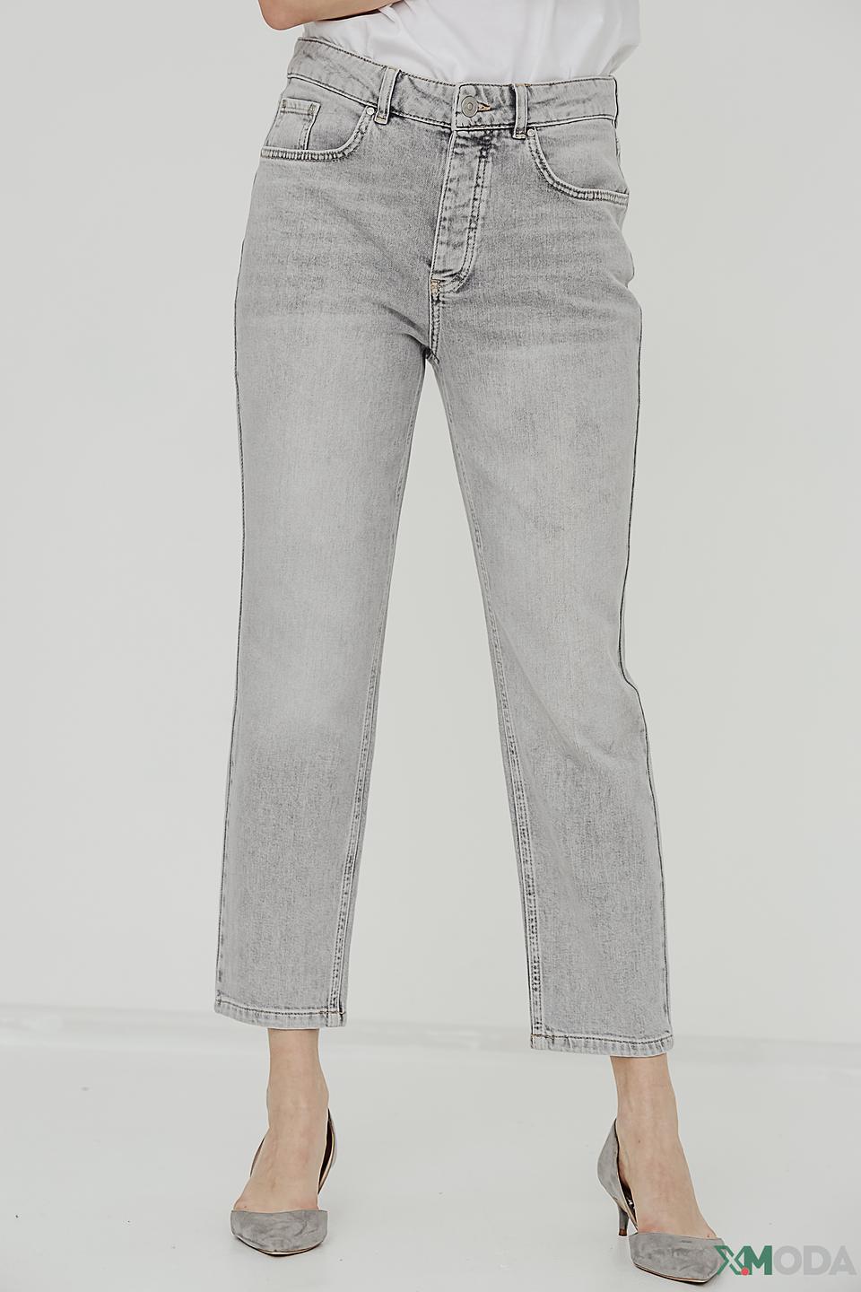 Джинсы Oui серые прямые
