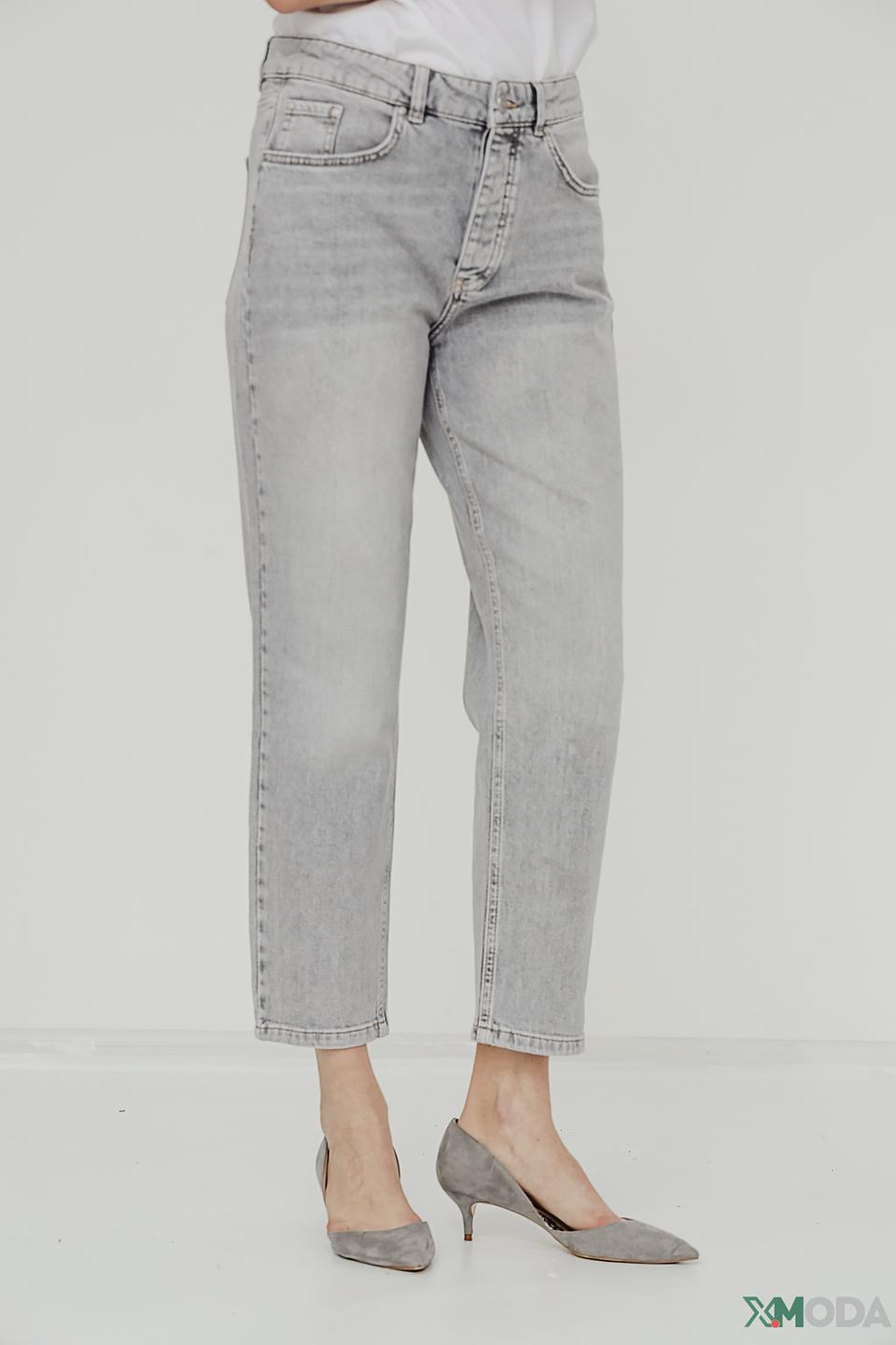 Джинсы Oui серые прямые