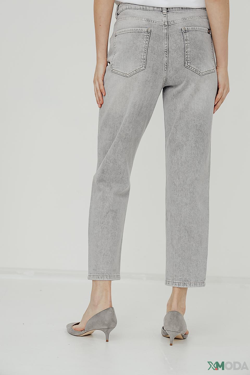 Джинсы Oui серые прямые