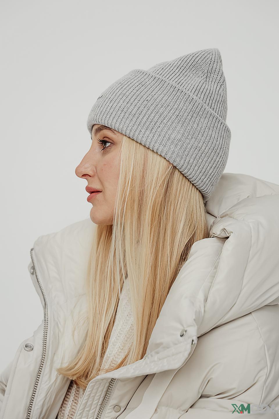 Шапка Bugatti серая