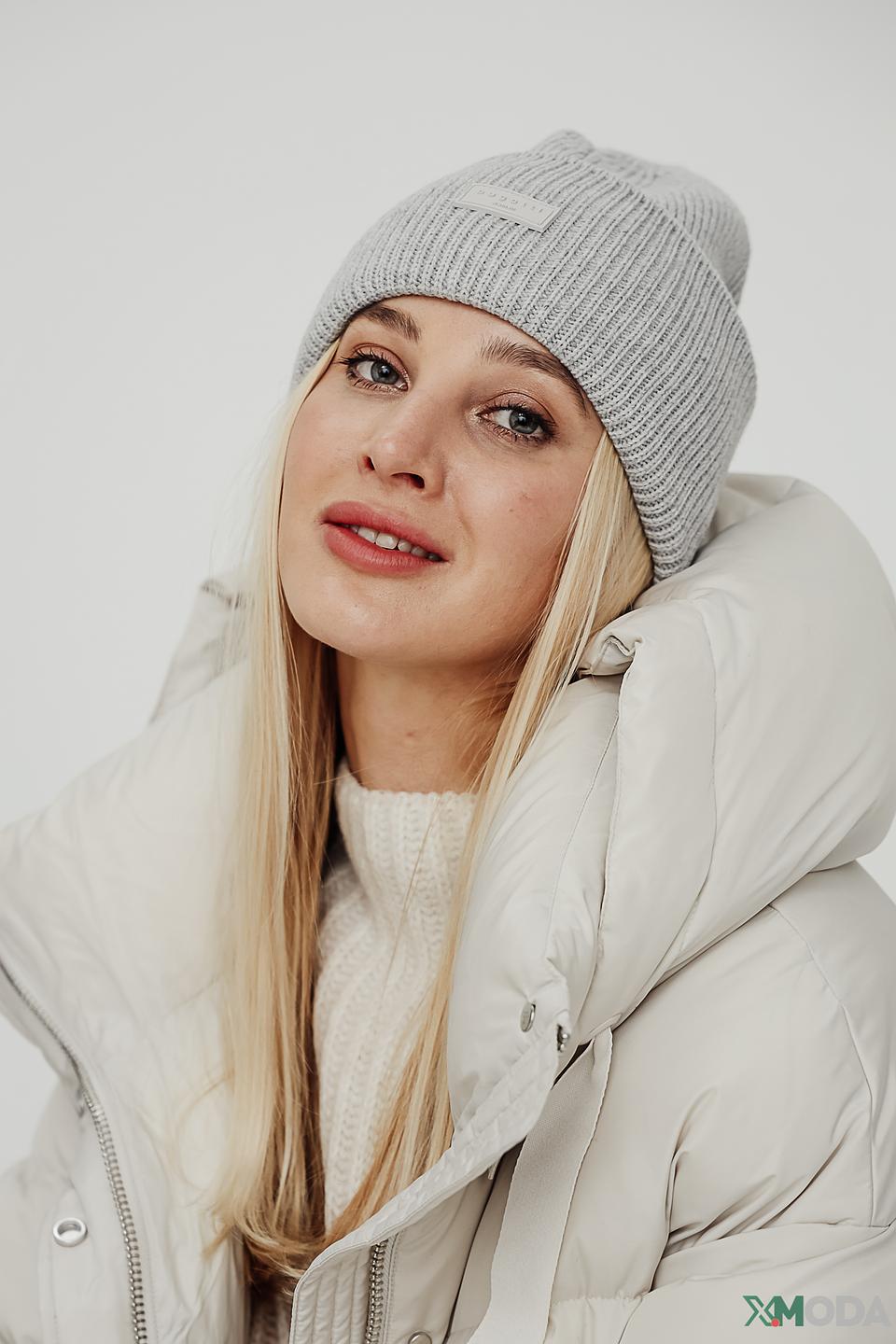 Шапка Bugatti серая