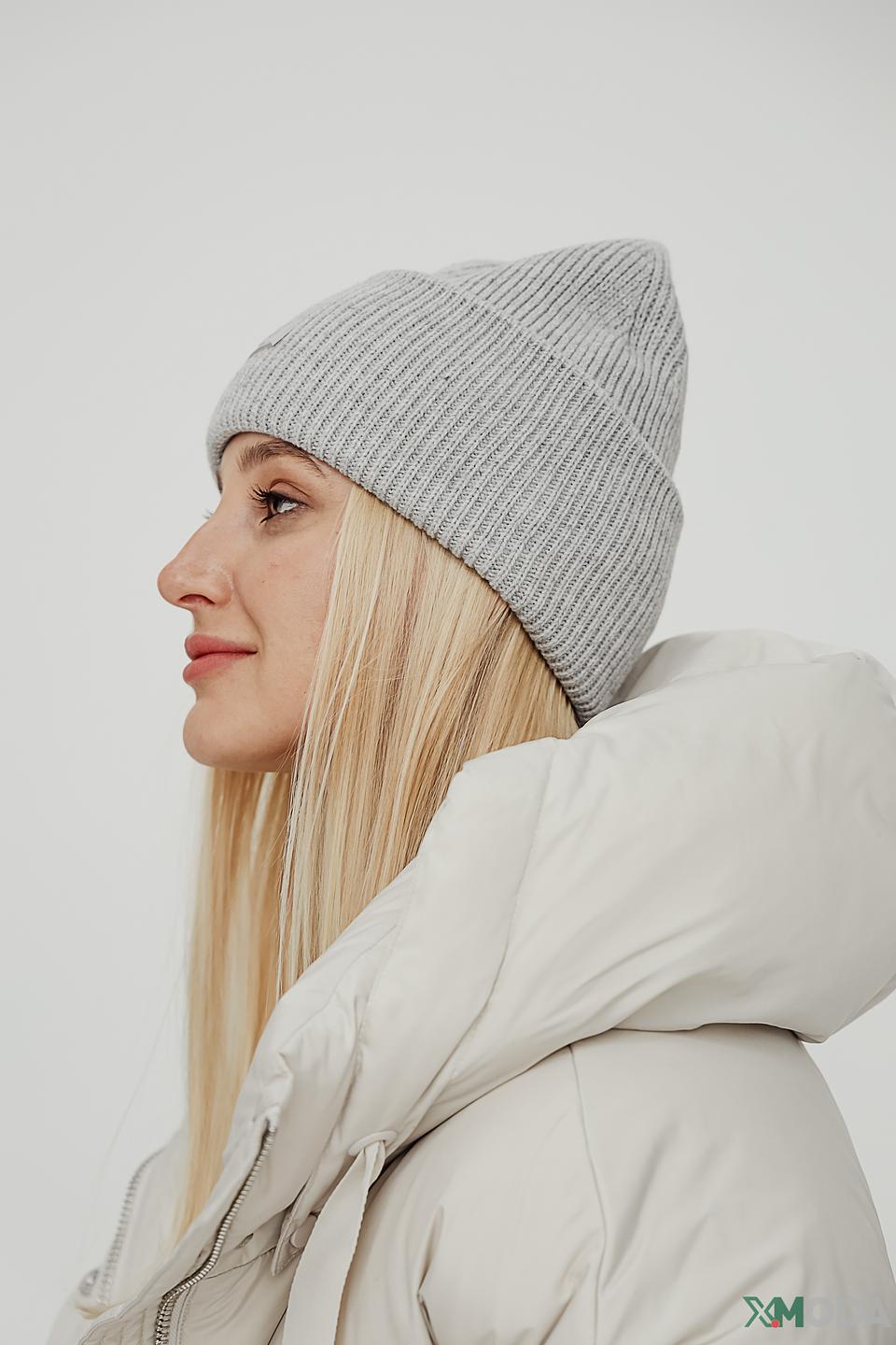 Шапка Bugatti серая