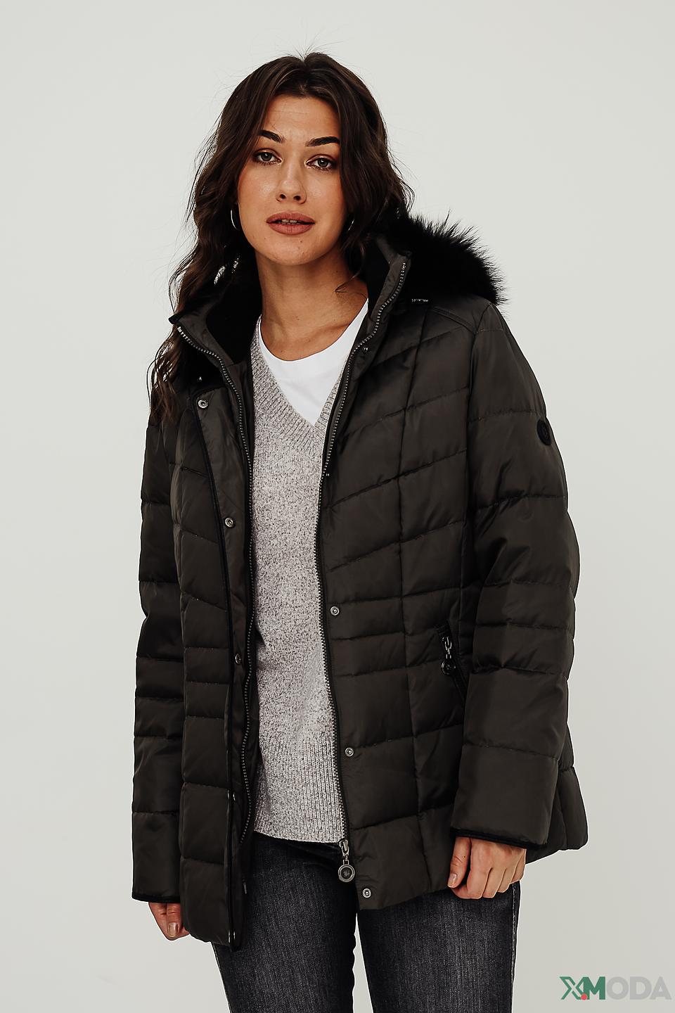 Куртка Lebek стеганая чёрная