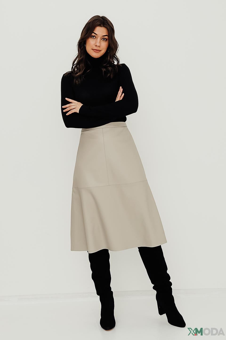 Юбка UNQ женская бежевая