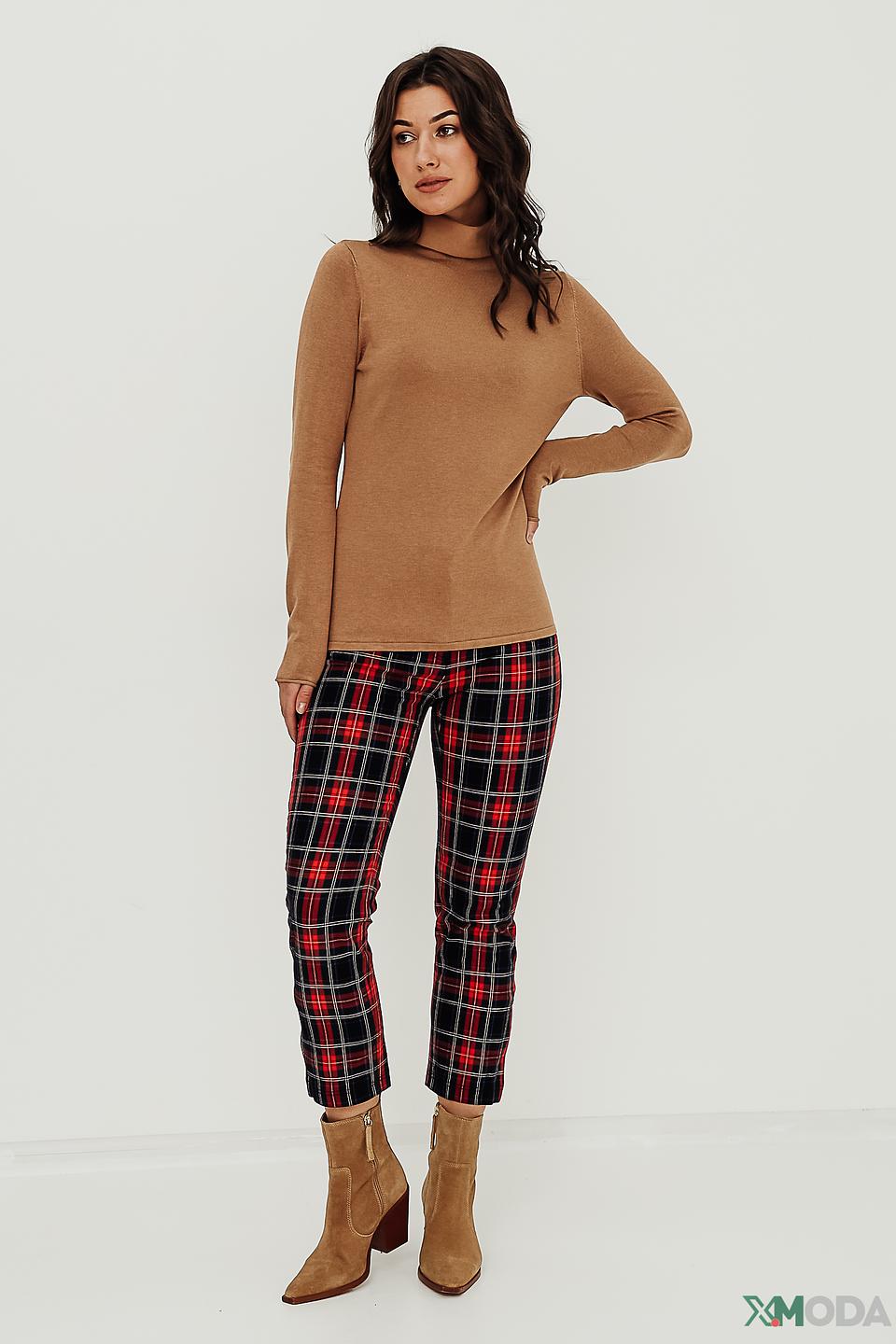 Брюки Zerres в клетку красная