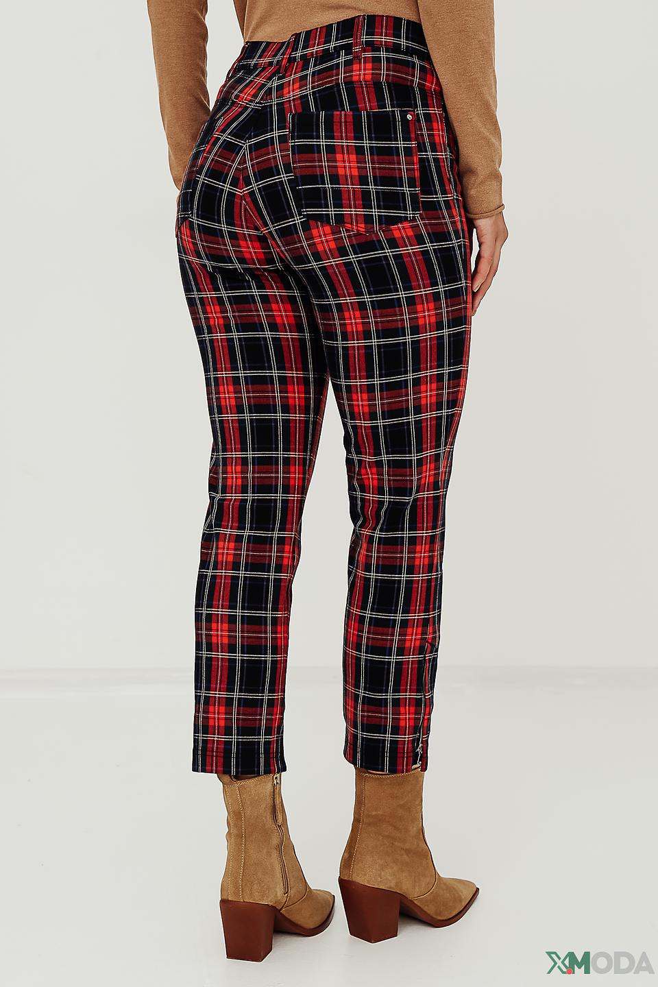 Брюки Zerres в клетку красная