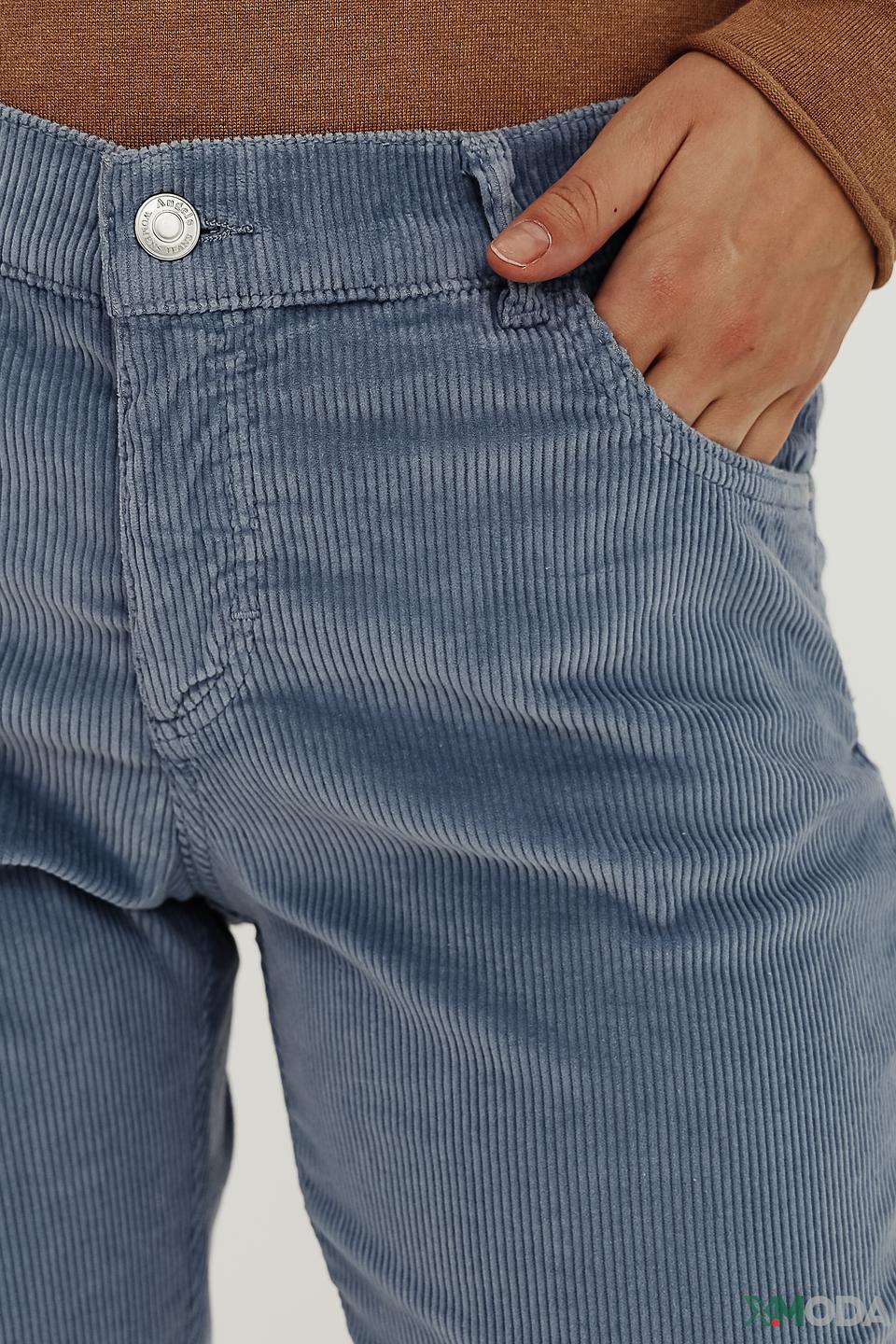 Брюки Angels в полоску голубой