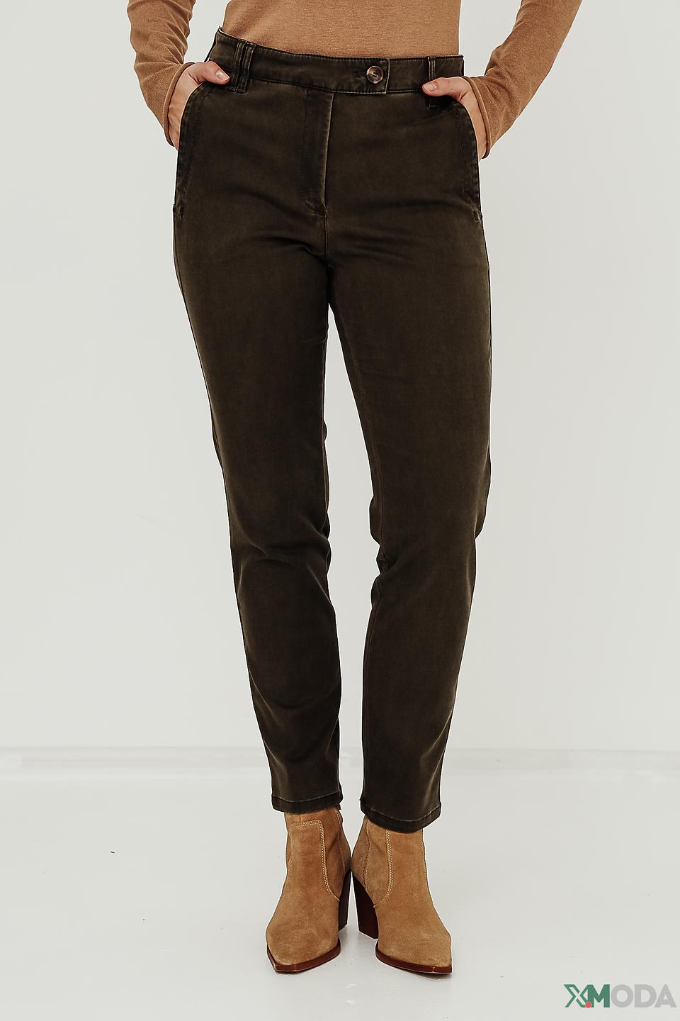 Брюки Zerres хаки с поясом