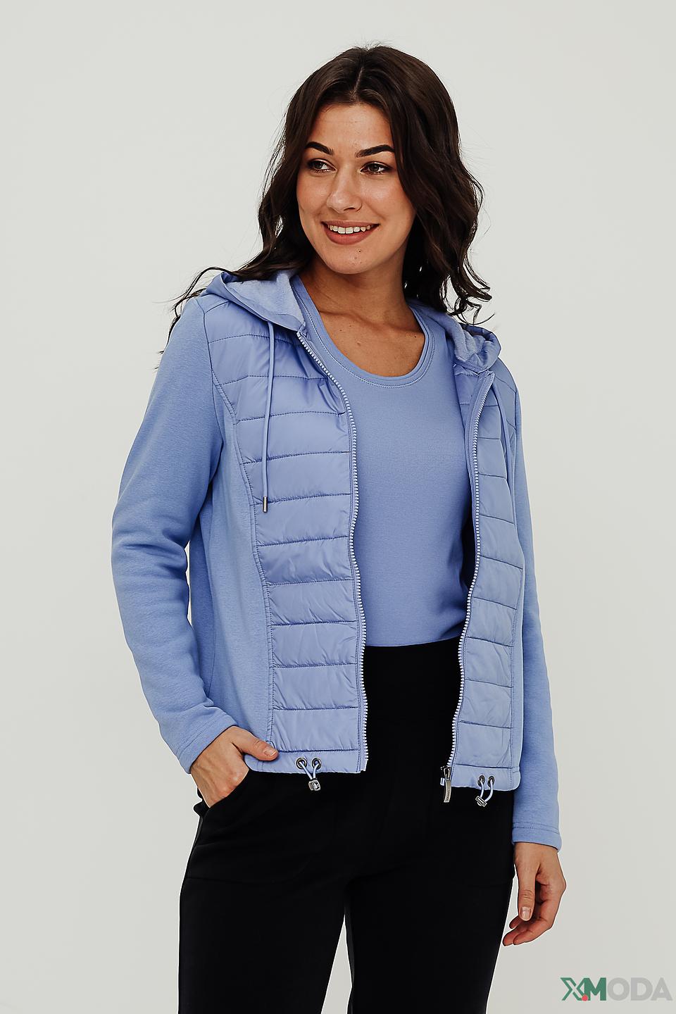 Жакет Olsen стеганый голубой