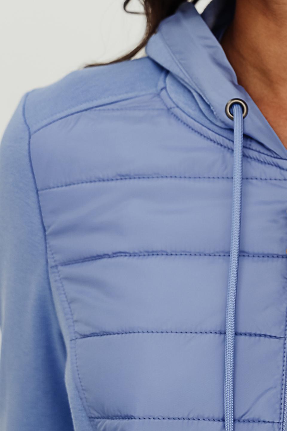 Жакет Olsen стеганый голубой