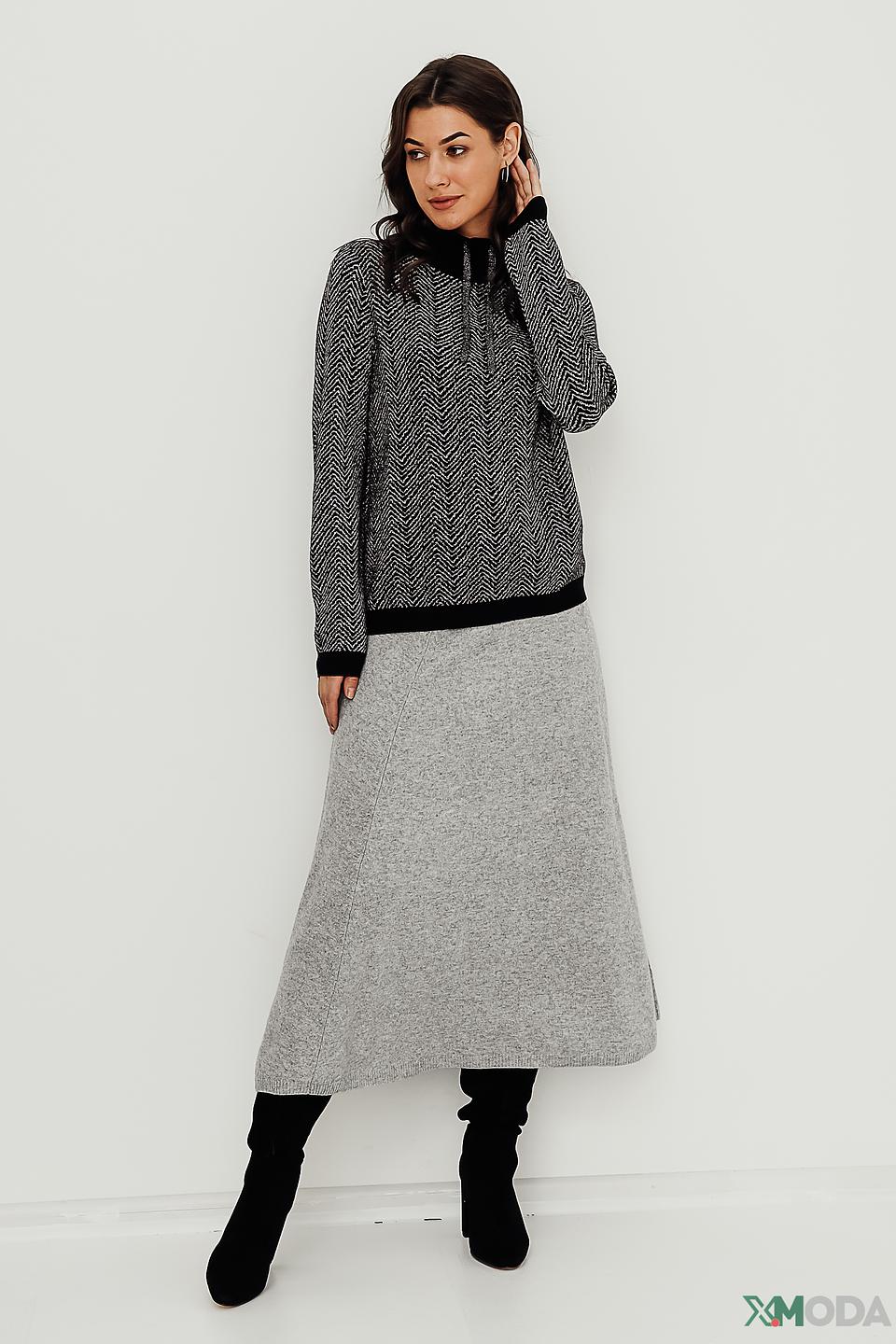 Пуловер Gerry Weber зигзаг чёрный