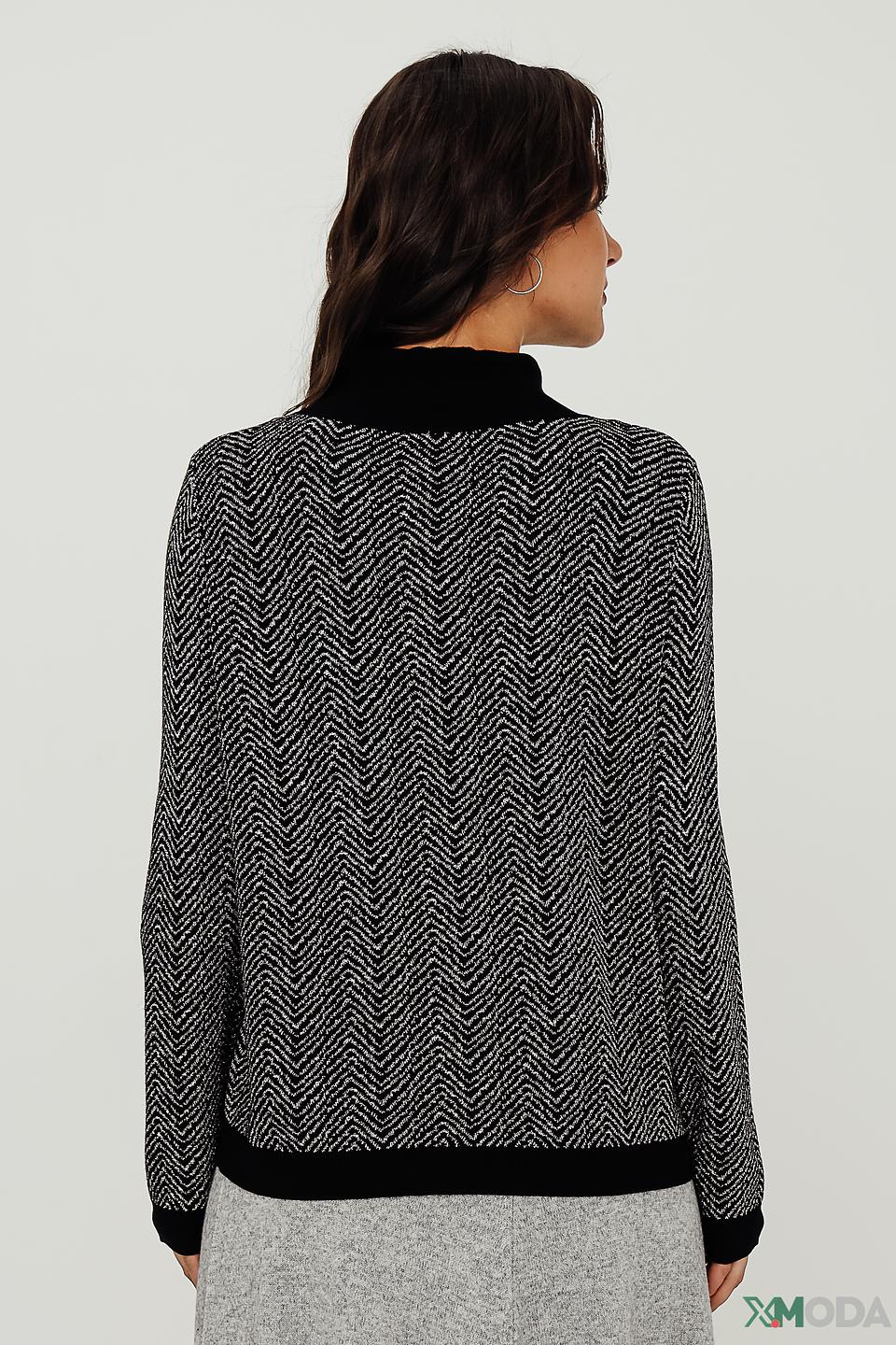 Пуловер Gerry Weber зигзаг чёрный