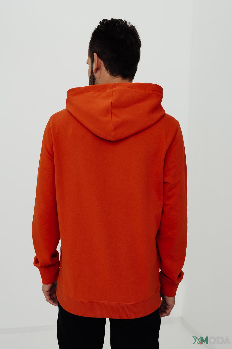 Толстовка Tom Tailor рыжая с логотипом